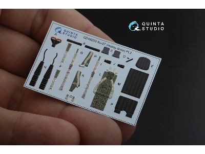 Sukhoi Su-27 Flanker-b - 3d-printed & Coloured Interior (For Hobby Boss Kits) - zdjęcie 6