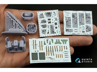 Panavia Tornado Ecr German Version - Interior 3d Decal With 3d-printed Resin Parts (For Revell Kits) - zdjęcie 3