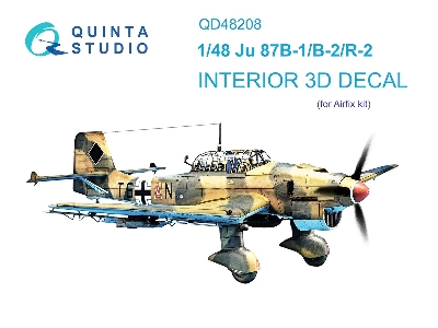 Junkers Ju-87 B-1 / B-2 / R-2 Stuka - 3d-printed & Coloured Interior (For Airfix Kits) - zdjęcie 2