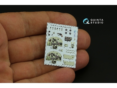 Arado Ar 68 E/F - 3d-printed & Coloured Interior (For Roden Kits) - zdjęcie 5