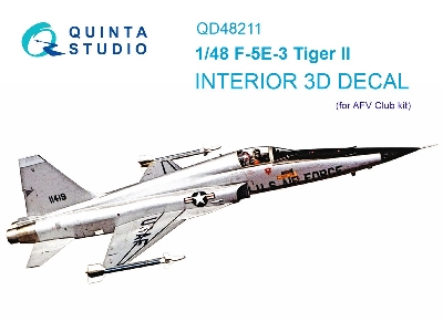 Northrop F-5e-3 Tiger Ii - 3d-printed & Coloured Interior (For Afv Club Kits) - zdjęcie 2