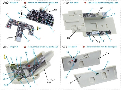 Northrop F-5e-3 Tiger Ii - 3d-printed & Coloured Interior (For Afv Club Kits) - zdjęcie 10
