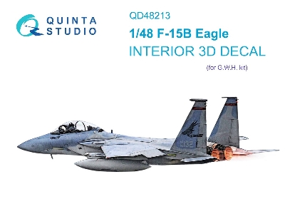 Mcdonnell Douglas F-15 B Eagle -3d-printed & Coloured Interior (For Gwh Kits) - zdjęcie 2