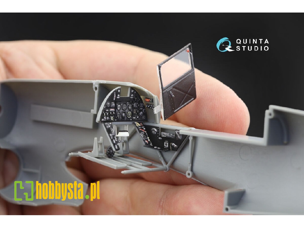 Hawker Typhoon Mk.Ib (Early) - 3d-printed & Coloured Interior (For Hasegawa Kits) - zdjęcie 1 Hawker Typhoon Mk.Ib (Early) - 3d-printed & Coloured Interior (For Hasegawa Kits) - zdjęcie 1