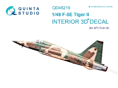 Northrop F-5 E Tiger Ii - 3d-printed & Coloured Interior (Fo Afv Club Kits) - zdjęcie 2