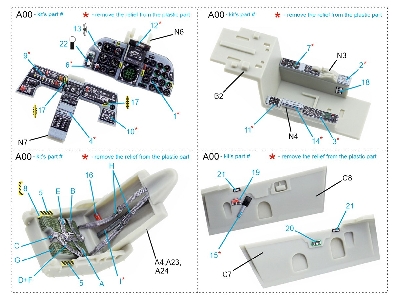 Northrop F-5 E Tiger Ii - 3d-printed & Coloured Interior (Fo Afv Club Kits) - zdjęcie 11