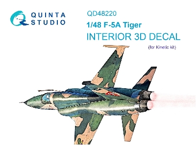 Northrop F-5 A Tiger - 3d-printed & Coloured Interior  (For Kinetic Kits) - zdjęcie 2
