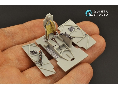 Fiat Cr.42 Falco - 3d-printed & Coloured Interior (For Italeri / Tamiya / Supermodel Kits) - zdjęcie 8