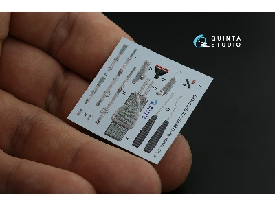Sukhoi Su-27 Sm Flanker-b - 3d-printed & Coloured Interior (For Kitty Hawk Kits) - zdjęcie 7