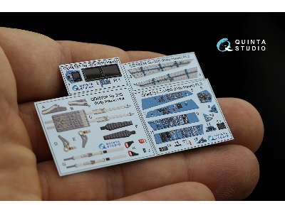 Sukhoi Su-35 S Flanker-e - 3d-printed & Coloured Interior (For Kitty Hawk Kits) - zdjęcie 3