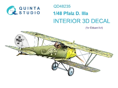 Pfalz D.Iiia - 3d-printed & Coloured Interior (For Eduard Kits) - zdjęcie 2