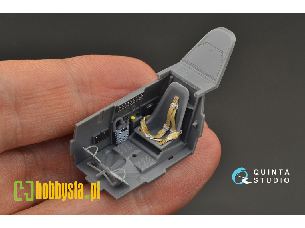 Messerschmitt Bf 109 E-3 / E-4 - 3d-printed & Coloured Interior (For Wingsy Kits Kits) - zdjęcie 1 Messerschmitt Bf 109 E-3 / E-4 - 3d-printed & Coloured Interior (For Wingsy Kits Kits) - zdjęcie 1