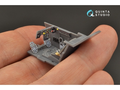 Messerschmitt Bf 109 E-3 / E-4 - 3d-printed & Coloured Interior (For Wingsy Kits Kits) - zdjęcie 7