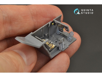 Messerschmitt Bf 109 E-3 / E-4 - 3d-printed & Coloured Interior (For Wingsy Kits Kits) - zdjęcie 10