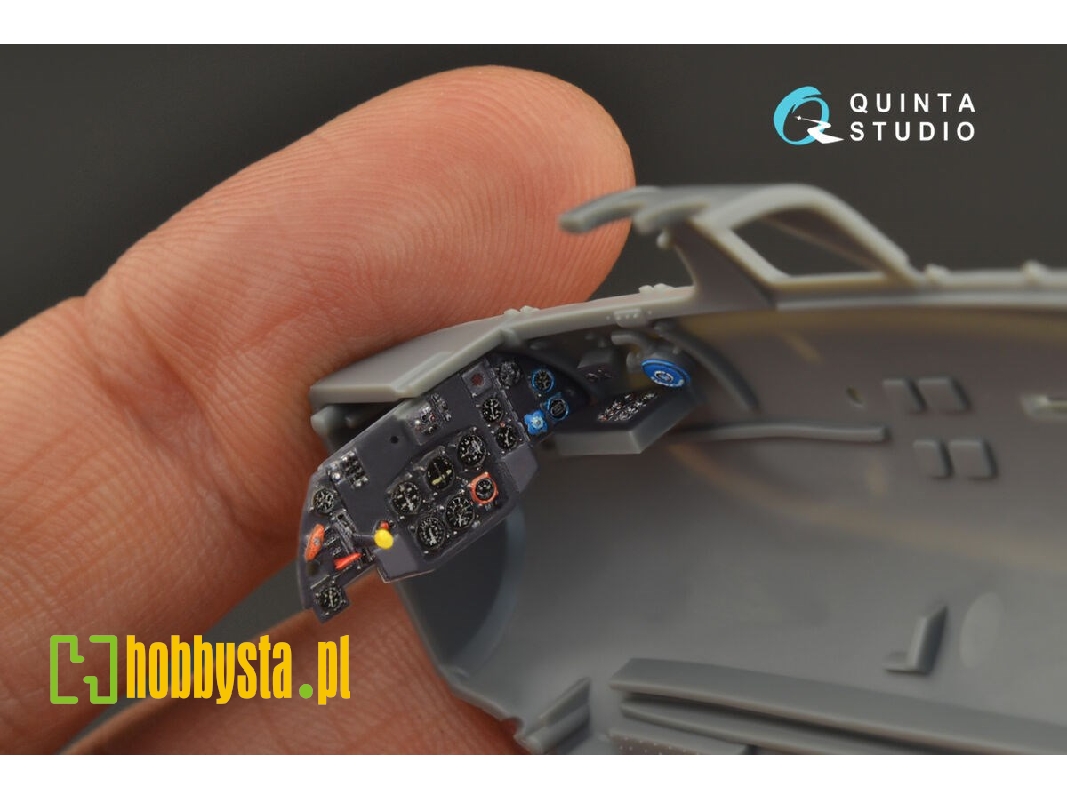Messerschmitt Me-163 B - 3d-printed & Coloured Interior (For Gaspatch Models Kits) - zdjęcie 1