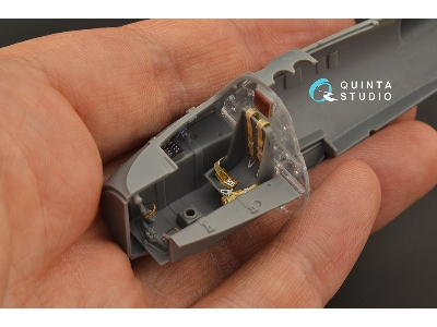 Messerschmitt Me-163 B - 3d-printed & Coloured Interior (For Gaspatch Models Kits) - zdjęcie 7