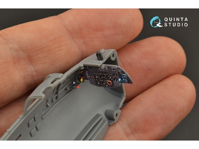 Messerschmitt Me-163 B - 3d-printed & Coloured Interior (For Gaspatch Models Kits) - zdjęcie 9