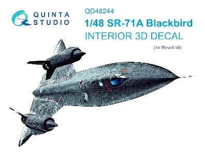 Lockheed Sr-71 A Blackbird - 3d-printed & Coloured Interior (For Revell Kits) - zdjęcie 2