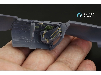 Curtiss H75 M/N/O Hawk - 3d-printed & Coloured Interior (For Clear Prop Kits) - zdjęcie 1