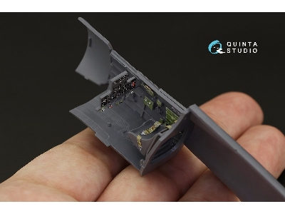 Curtiss H75 M/N/O Hawk - 3d-printed & Coloured Interior (For Clear Prop Kits) - zdjęcie 11