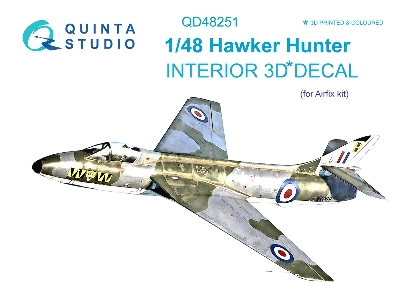 Hawker Hunter - 3d-printed & Coloured Interior (For Airfix Kits) - zdjęcie 2