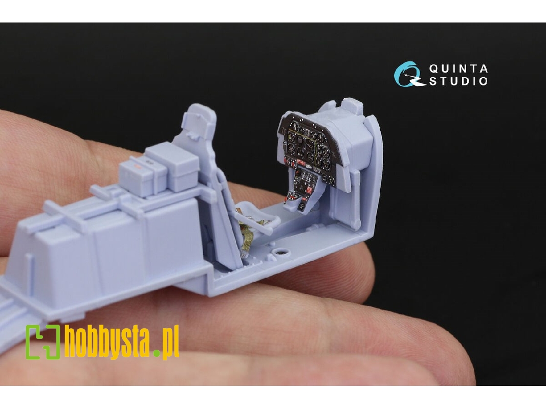 North American P-51 D Mustang (Late) - 3d-printed & Coloured Interior (For Airfix Kits) - zdjęcie 1 North American P-51 D Mustang (Late) - 3d-printed & Coloured Interior (For Airfix Kits) - zdjęcie 1