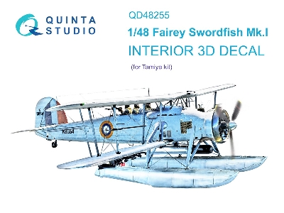 Fairey Swordfish Mk.I - 3d-printed & Coloured Interior (For Tamiya Kits) - zdjęcie 2
