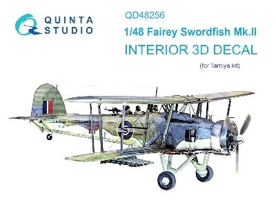 Fairey Swordfish Mk.Ii - 3d-printed & Coloured Interior (For Tamiya Kits) - zdjęcie 2