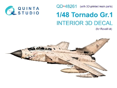 Panavia Tornado Gr.1 Interior - Interior 3d Decal With 3d-printed Resin Parts (For Revell Kits) - zdjęcie 2
