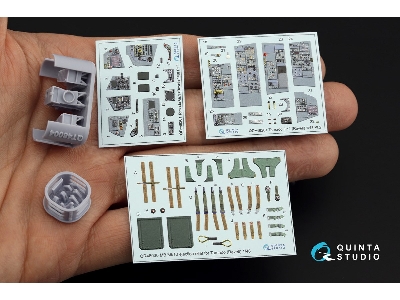 Panavia Tornado Gr.1 Interior - Interior 3d Decal With 3d-printed Resin Parts (For Revell Kits) - zdjęcie 3