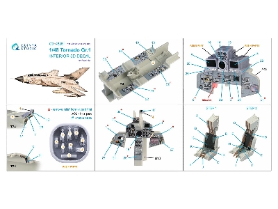 Panavia Tornado Gr.1 Interior - Interior 3d Decal With 3d-printed Resin Parts (For Revell Kits) - zdjęcie 15