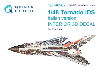 Panavia Tornado Ids Italian Version - Interior 3d Decal With 3d-printed Resin Parts (For Revell Kits) - zdjęcie 2
