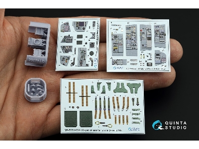 Panavia Tornado Ids Italian Version - Interior 3d Decal With 3d-printed Resin Parts (For Revell Kits) - zdjęcie 3