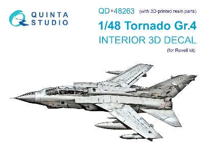 Panavia Tornado Gr.4 - Interior 3d Decal With 3d-printed Resin Parts (For Revell Kits) - zdjęcie 2