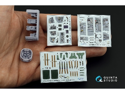 Panavia Tornado Gr.4 - Interior 3d Decal With 3d-printed Resin Parts (For Revell Kits) - zdjęcie 3