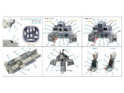 Panavia Tornado Gr.4 - Interior 3d Decal With 3d-printed Resin Parts (For Revell Kits) - zdjęcie 15