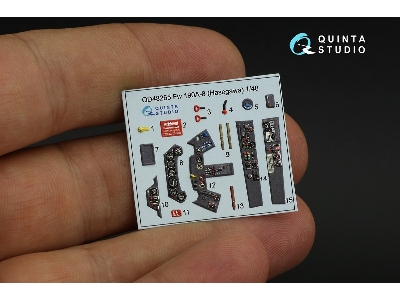 Focke Wulf Fw 190 A -8 - 3d-printed & Coloured Interior (For Hasegawa Kits) - zdjęcie 5