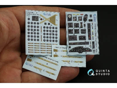 Heinkel He-111 H-3 / H-6 - 3d-printed & Coloured Interior (For Icm Kits) - zdjęcie 3