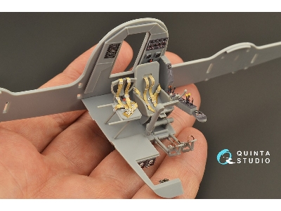 Heinkel He-111 H-3 / H-6 - 3d-printed & Coloured Interior (For Icm Kits) - zdjęcie 10