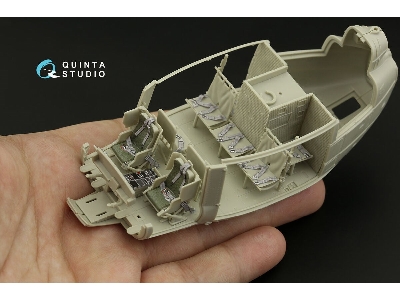 Bell Uh-1 D Huey - 3d-printed & Coloured Interior (For Kitty Hawk Kits) - zdjęcie 1