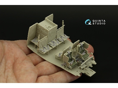 Bell Uh-1 D Huey - 3d-printed & Coloured Interior (For Kitty Hawk Kits) - zdjęcie 7