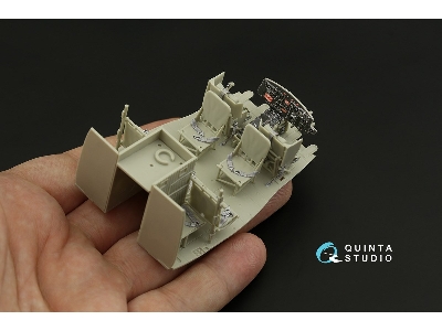Bell Uh-1 D Huey - 3d-printed & Coloured Interior (For Kitty Hawk Kits) - zdjęcie 11