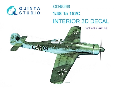 Focke-wulf Ta 152 C - 3d-printed & Coloured Interior (For Hobby Boss Kits) - zdjęcie 2