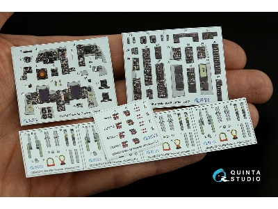 Grumman Ea-6 B Prowler (Icap Ii) - 3d-printed & Coloured Interior On Decal Paper (For Kinetic Kits) - zdjęcie 3
