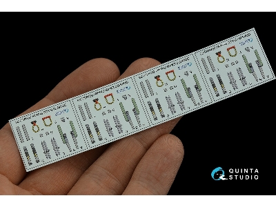 Grumman Ea-6 B Prowler (Icap Ii) - 3d-printed & Coloured Interior On Decal Paper (For Kinetic Kits) - zdjęcie 8