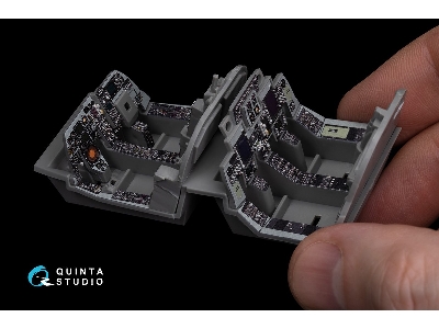 Grumman Ea-6 B Prowler (Icap Ii) - 3d-printed & Coloured Interior On Decal Paper (For Kinetic Kits) - zdjęcie 13
