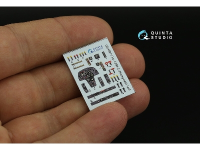 Henschel Hs-129 B-2 - 3d-printed & Coloured Interior On Decal Paper (For Hasegawa Kits) - zdjęcie 4