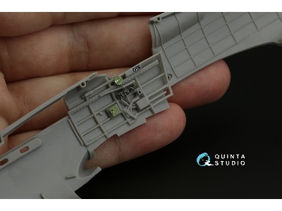 Curtiss P-40 B - 3d-printed & Coloured Interior On Decal Paper (For Airfix Kits) - zdjęcie 11