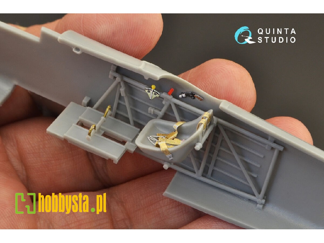 Heinkel He 51 B - 3d-printed & Coloured Interior On Decal Paper (For Roden Kits) - zdjęcie 1