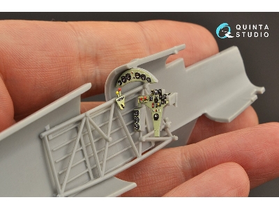Heinkel He 51 B - 3d-printed & Coloured Interior On Decal Paper (For Roden Kits) - zdjęcie 6